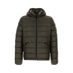 Herno Men Olive Green Nylon Down Jacket